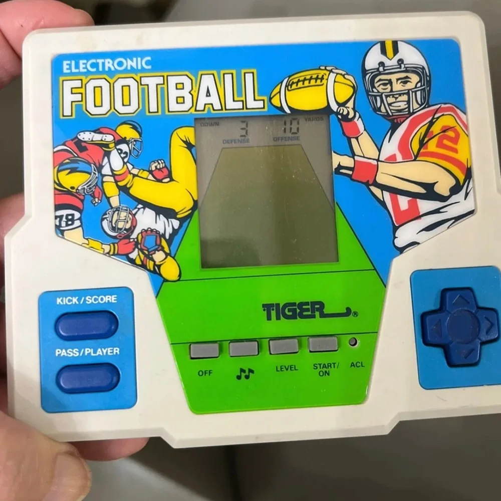 Vintage handheld 1987 Tiger Football game